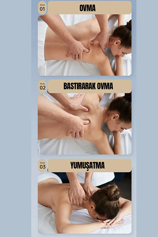 ROBO Şarjlı Ovmalı Isıtmalı Masaj Aleti Insan Eli Yoğurma Hissi